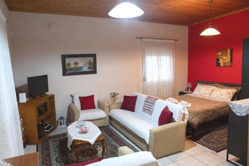 Bedroom and living room